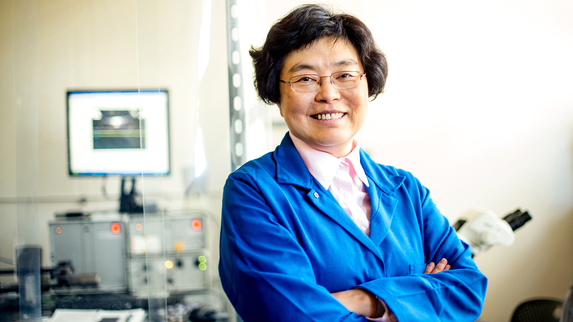 Connie Chang-Hasnain, the John R. Whinnery Distinguished Chair Professor of EECS (Noah Berger / 2014)